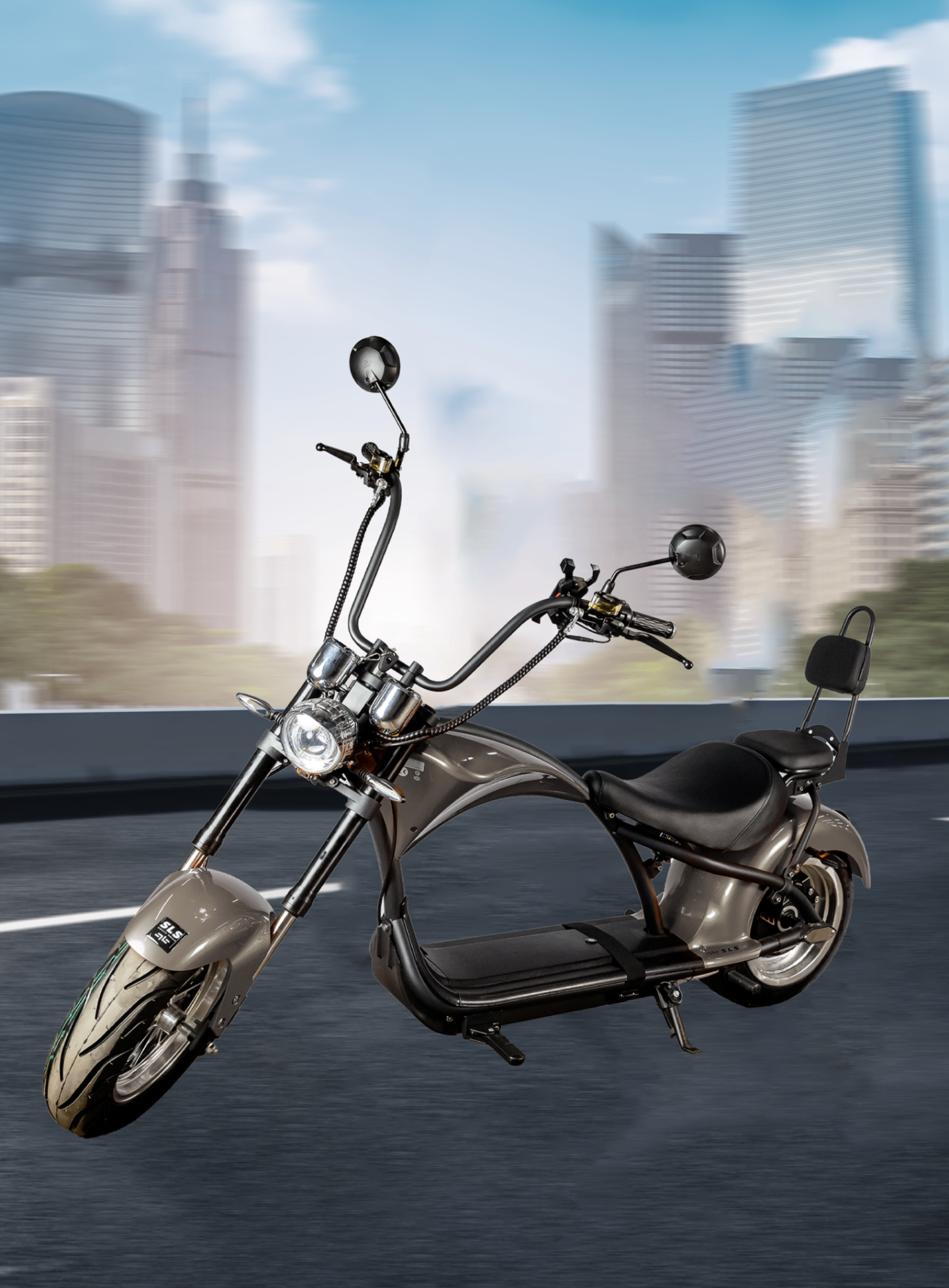 Moto elétrica Chopper Titanium