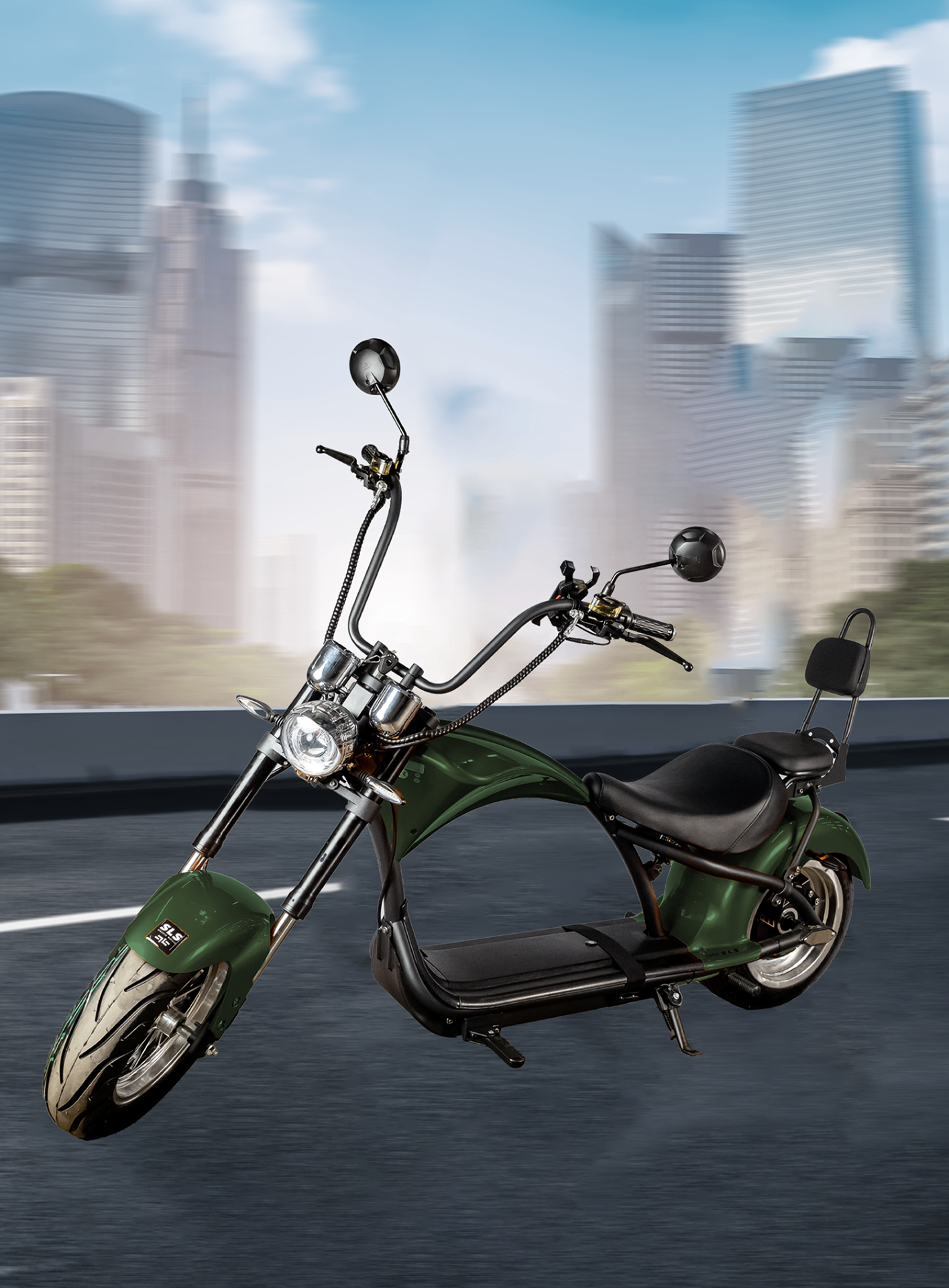 Moto elétrica Chopper Midnight